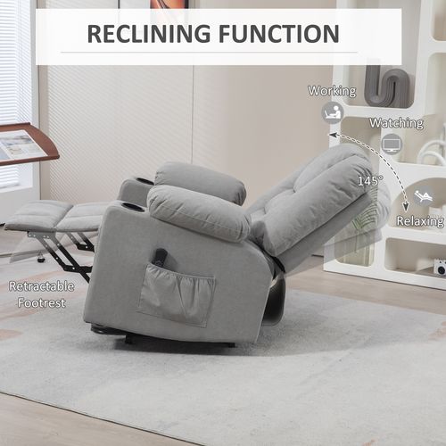 Riser Recliner Chair with Remote Control for Elderly Comfort and Support