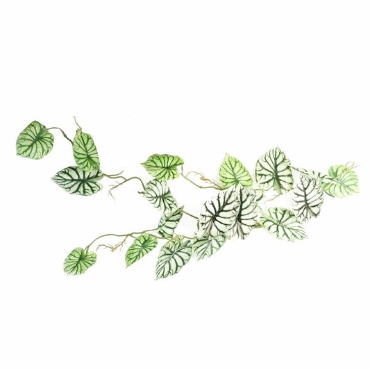 120cm Artificial Alocasia Dragon Scale Plant - Realistic Light Green Trailing Design