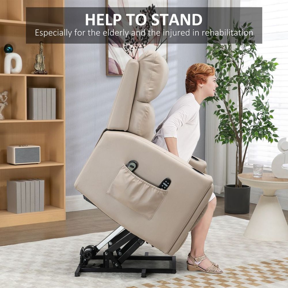 Lift Chair for Living Room with Vibration Massage and Heating Recliner Feature