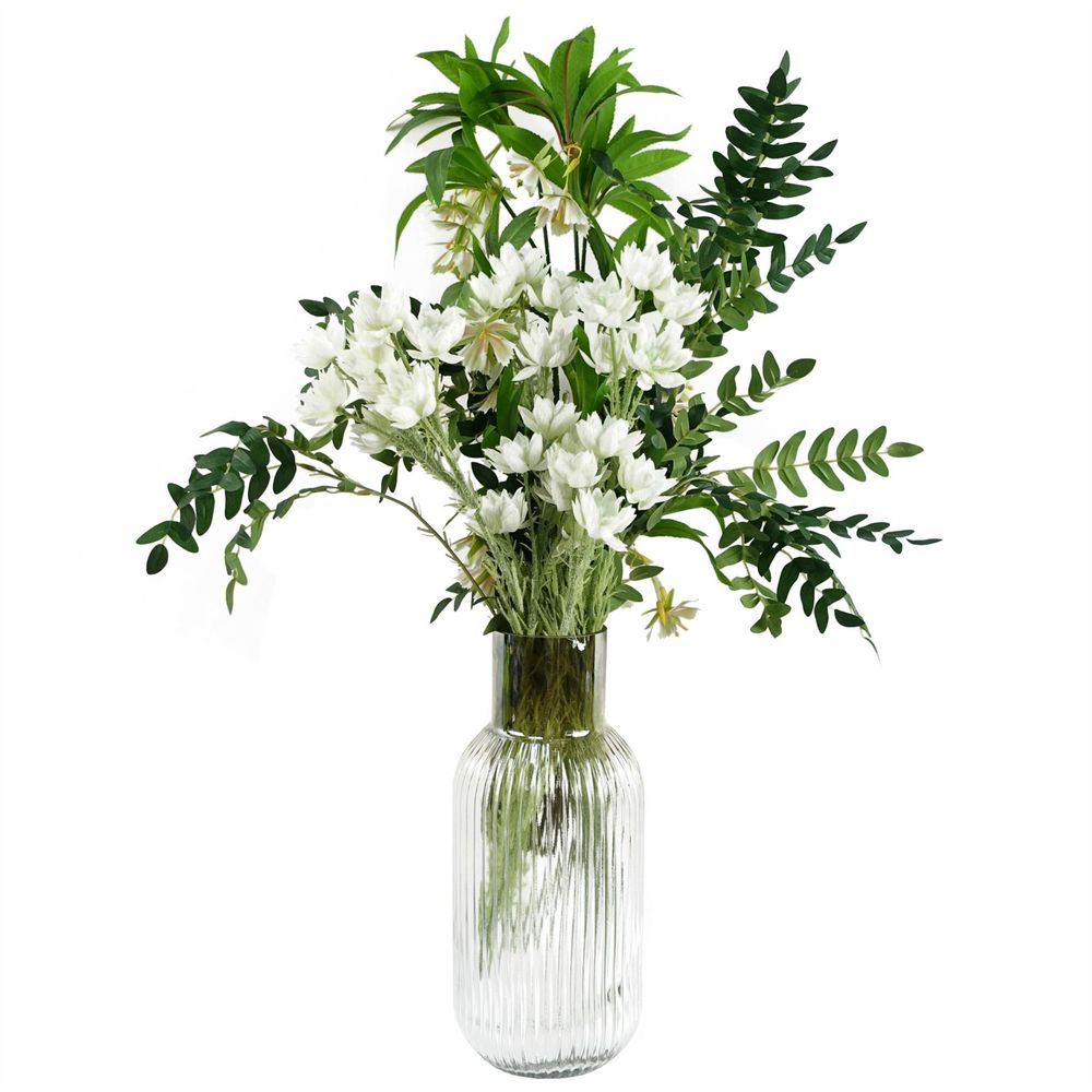 Pack of 6 x 60cm White Starflower Stems - 30 Flowers