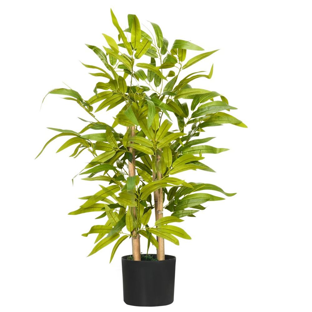 60cm Potted Artificial Bamboo Tree: Ideal for Desk, Indoor & Outdoor