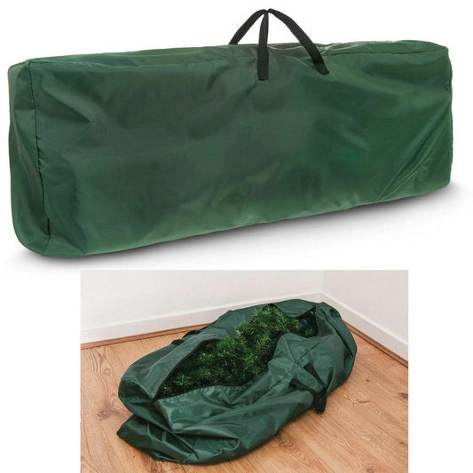 Zip-Up Storage Sack for Christmas Tree, Holds Trees Up to 9 ft for Neat Holiday Storage