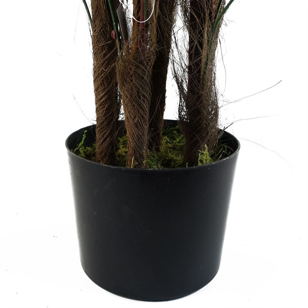 120cm Artificial Fan Palm Tree - Perfectly Crafted Faux Plant for Tropical Home Decor
