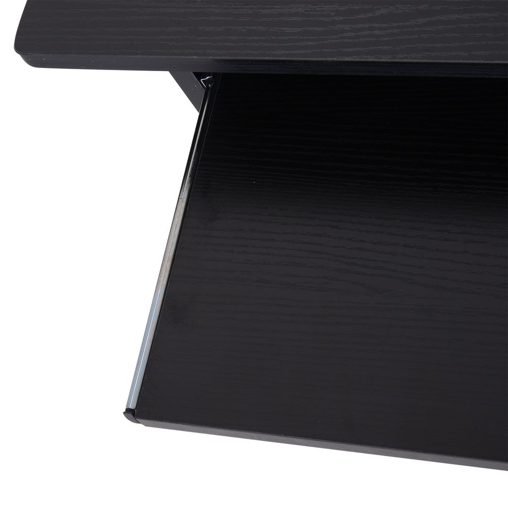 Black Computer Desk with 73.5 cm Height, Ideal for Comfortable Office Work