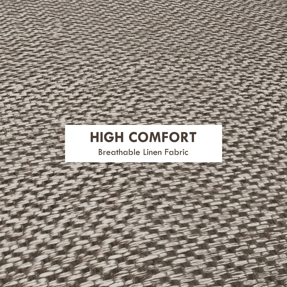Round Storage Ottoman: Stool Chair with Cushioned Top & Hidden Space