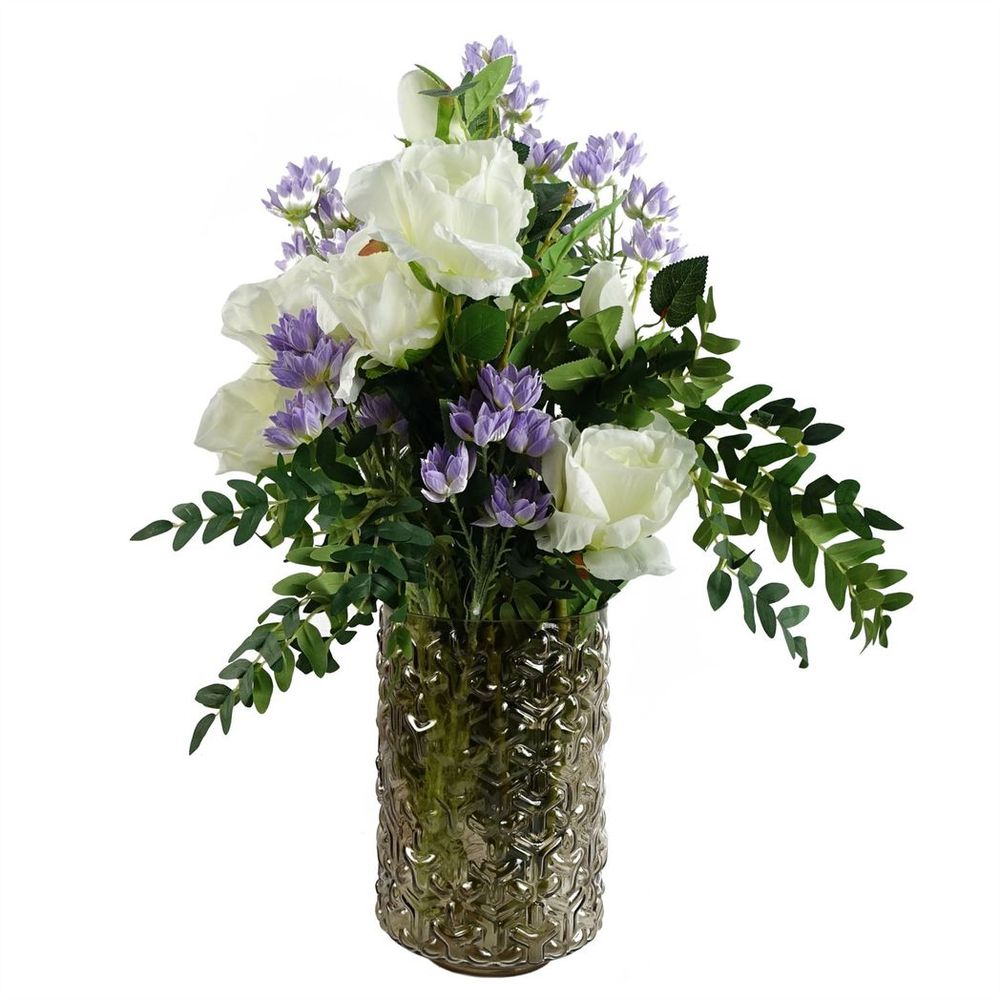 Pack of 6 x 60cm Purple Starflower Stems - 30 Flowers