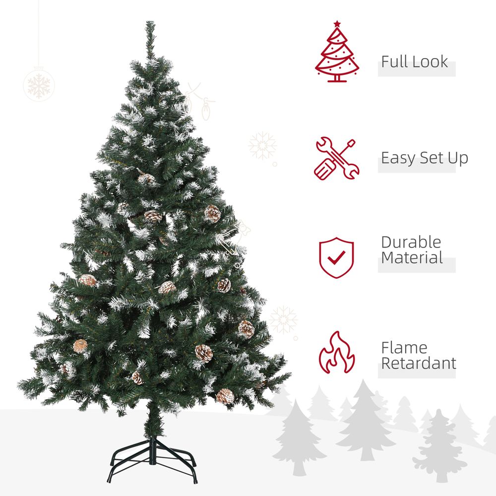 5FT Artificial Christmas Tree for Indoor Decoration - Automatic Open Feature