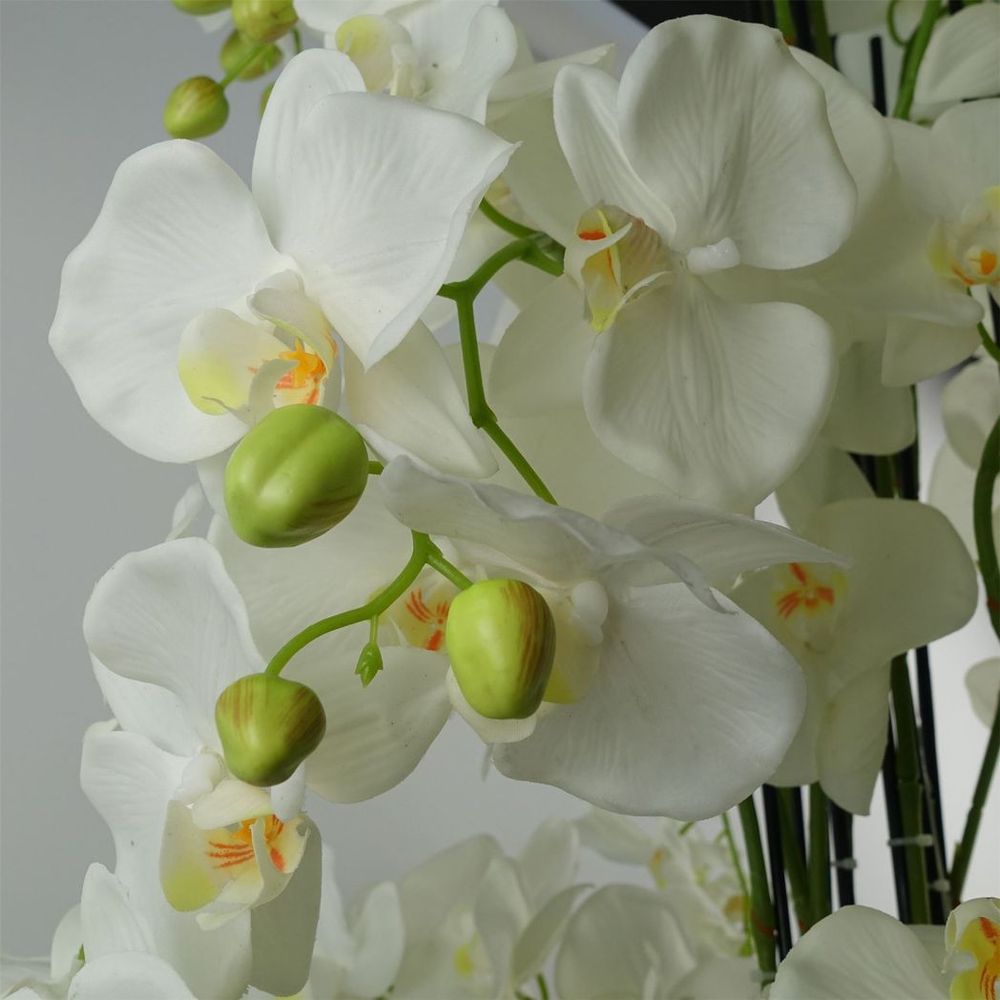 150cm Giant White Artificial Orchid Plant - 189 Real Touch Flowers