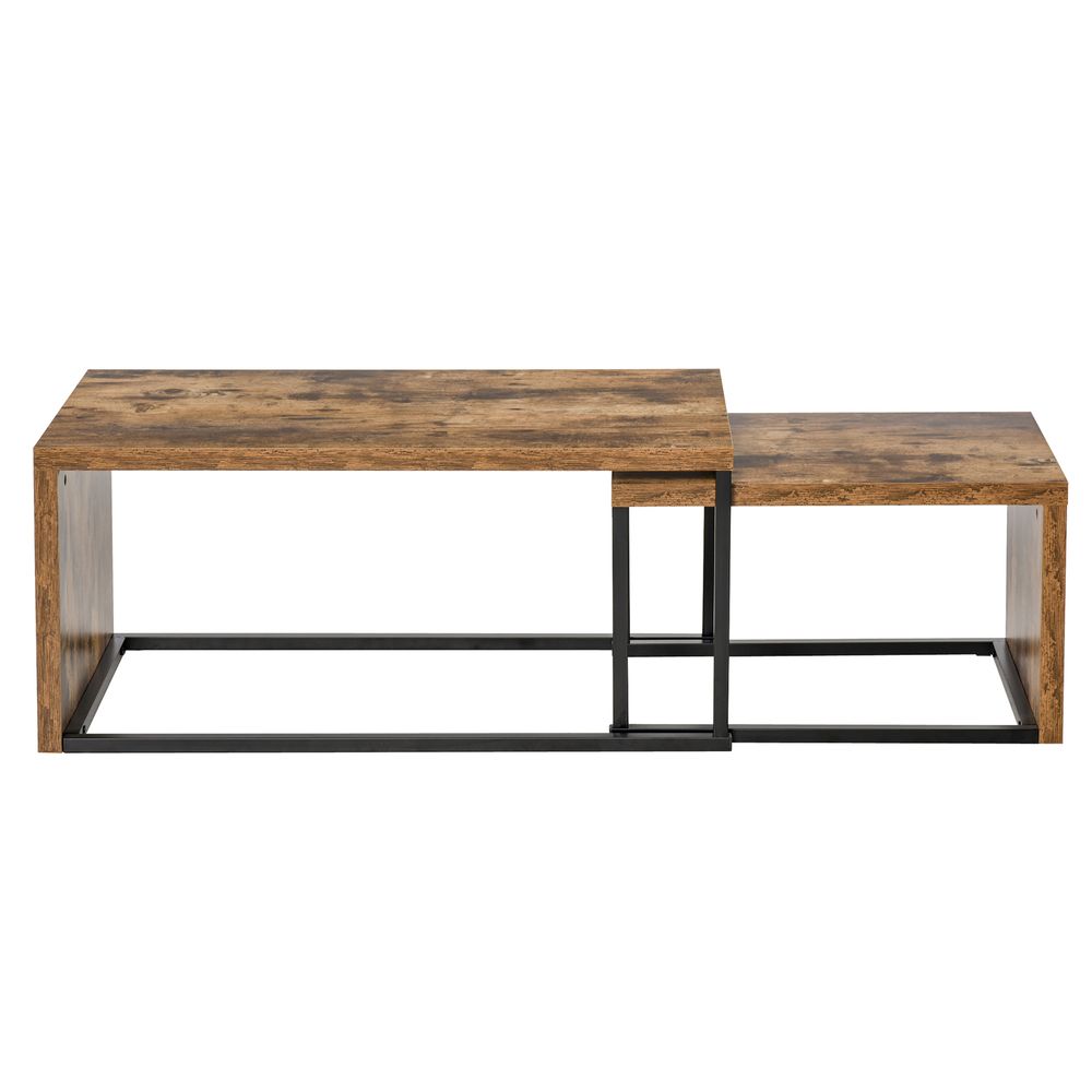 Set of 2 Coffee Tables, Side and Tea Tables for Living Room or Bedroom Use
