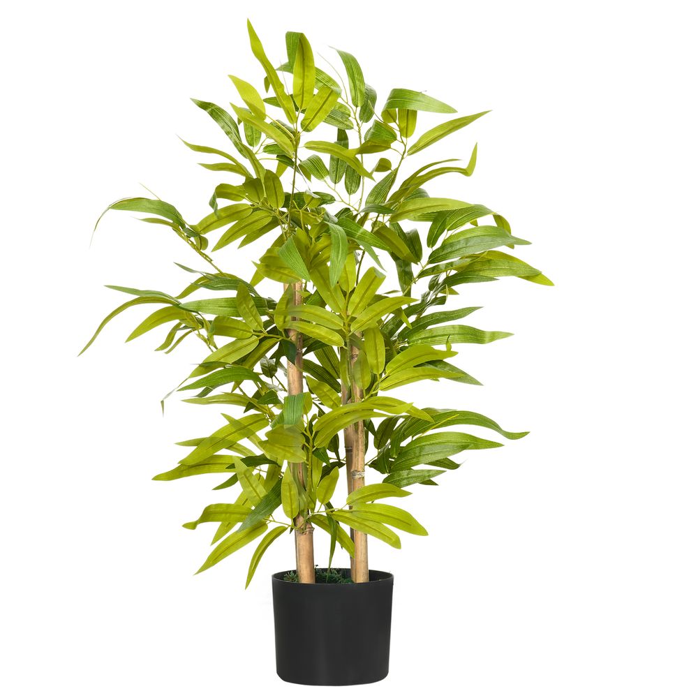 60cm Potted Artificial Bamboo Tree: Ideal for Desk, Indoor & Outdoor