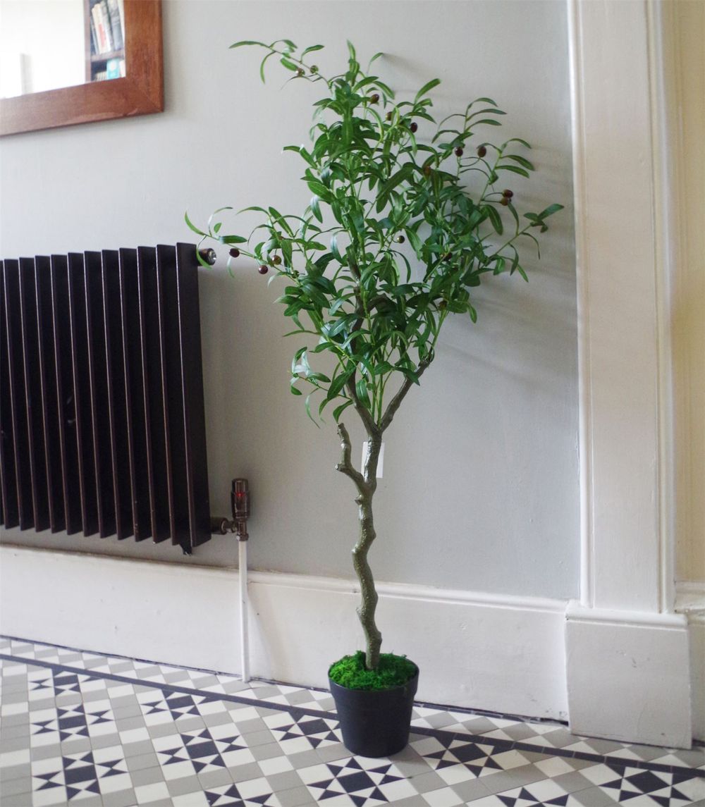 120cm Natural Style Olive Tree - Lifelike Artificial Plant for Home