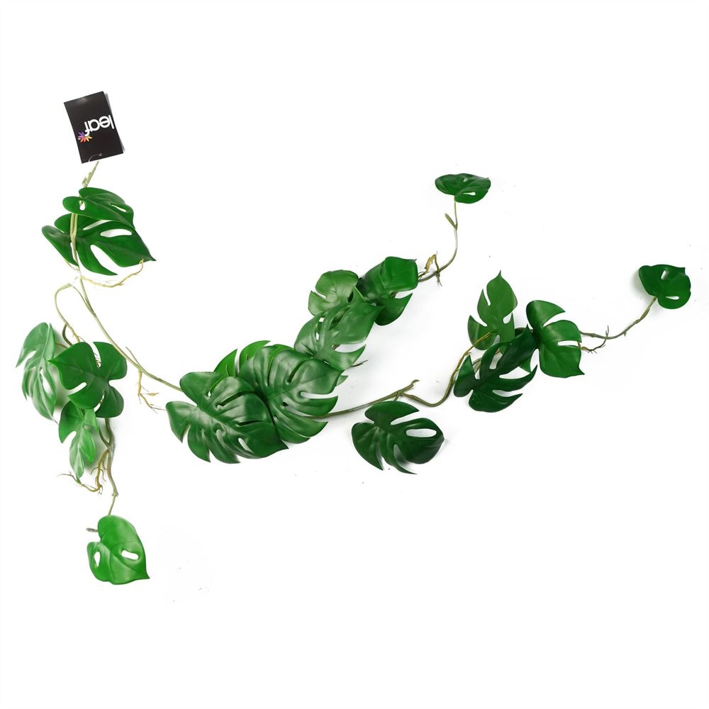 Set of 6 x 100cm Artificial Hanging Trailing Monstera Plants