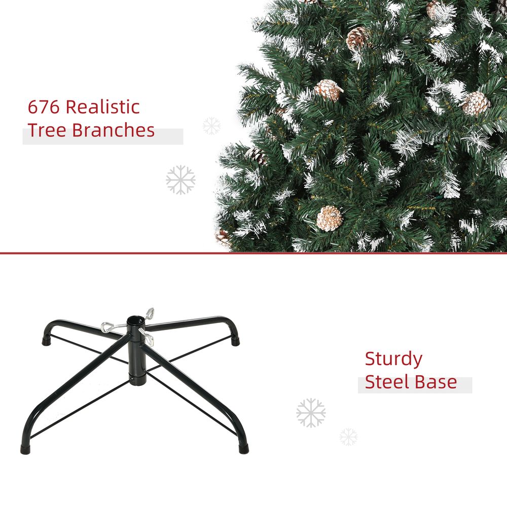 5FT Artificial Christmas Tree for Indoor Decoration - Automatic Open Feature