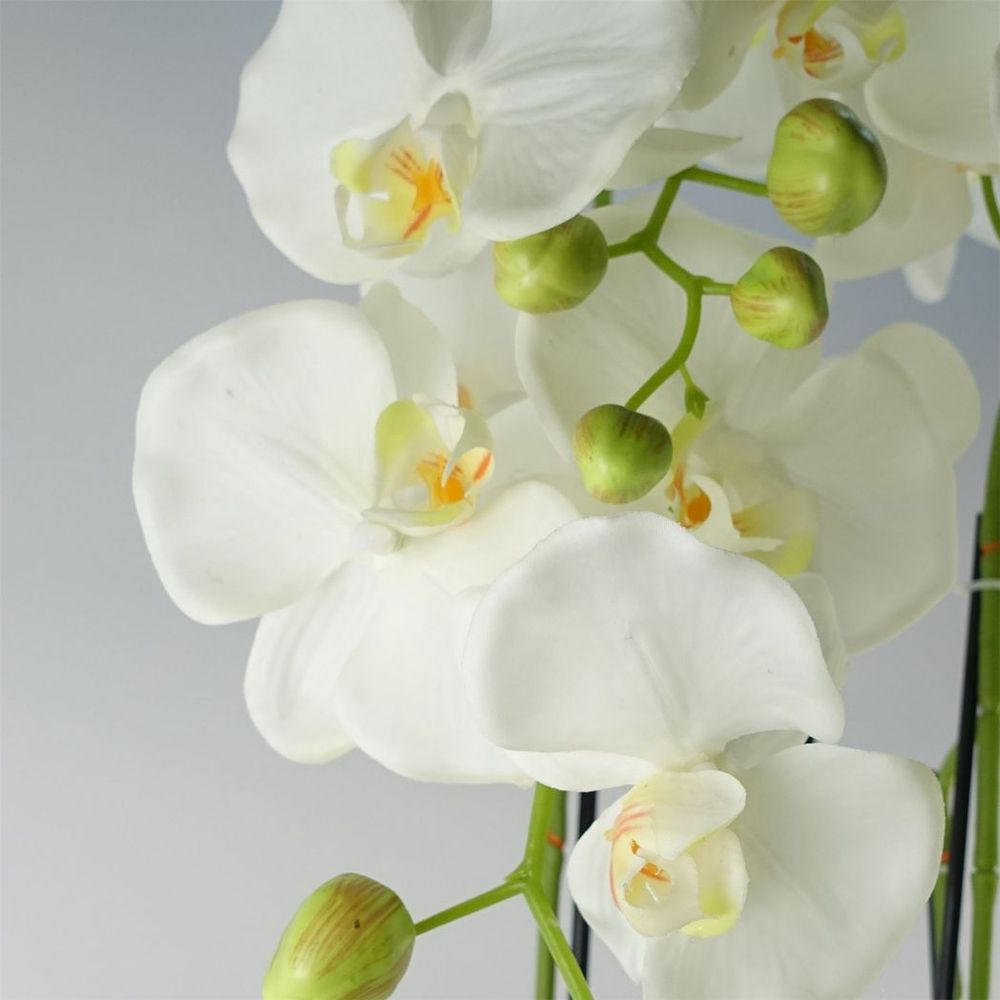 150cm Giant White Artificial Orchid Plant - 189 Real Touch Flowers