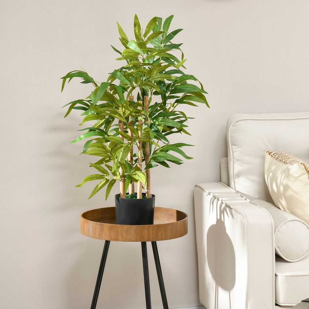 60cm Potted Artificial Bamboo Tree: Ideal for Desk, Indoor & Outdoor