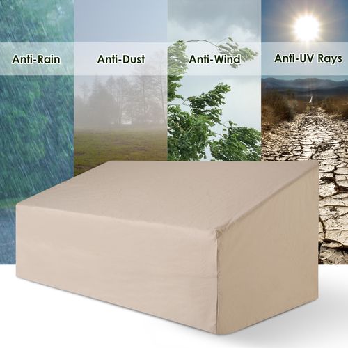 Waterproof Furniture Cover For 3 Seat Sofa, 218Lx111Wx101H cm
