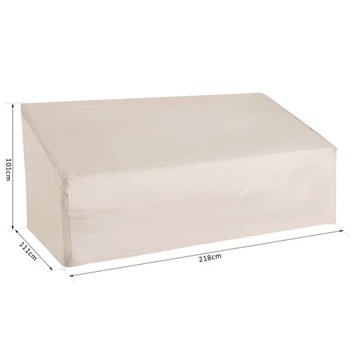 Waterproof Furniture Cover For 3 Seat Sofa, 218Lx111Wx101H cm