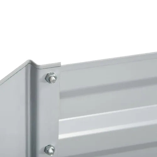 Sturdy Galvanised Steel Raised Garden Bed - 180x90cm Outdoor Planter