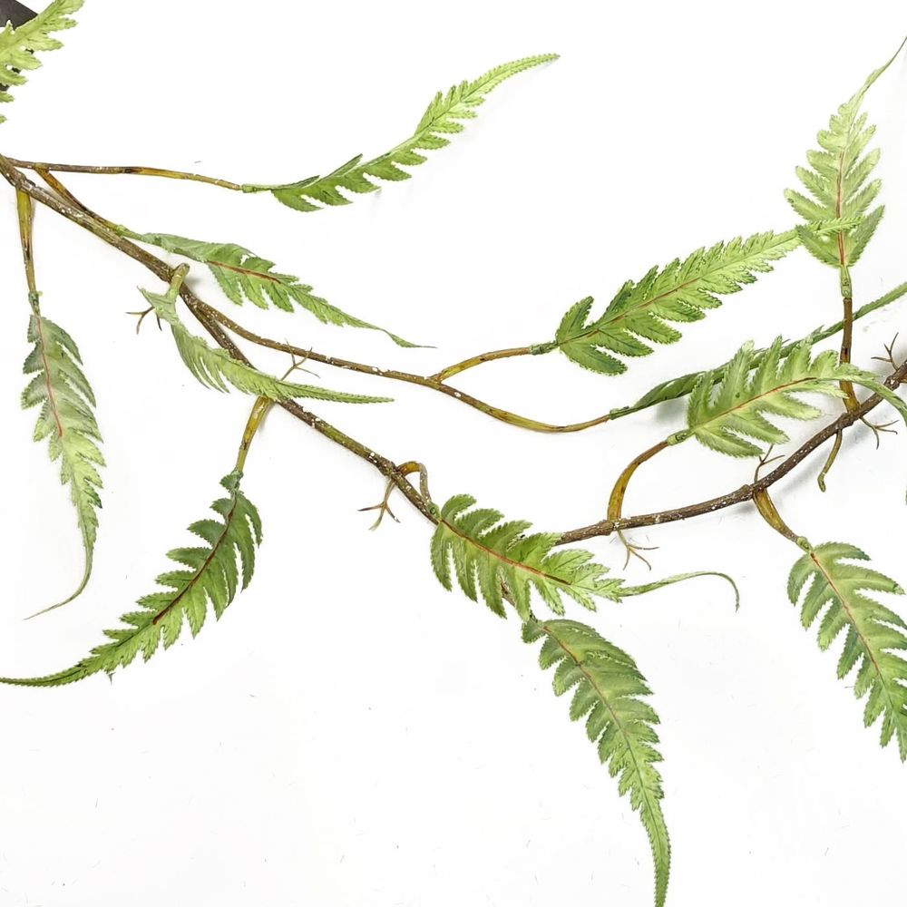 Set of 6 x 125cm Artificial Hanging Trailing Fern Plants