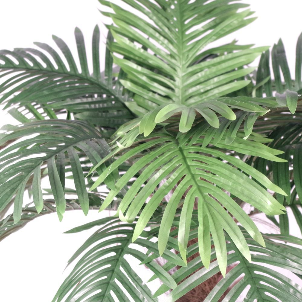 100cm Artificial Princess Palm Tree with Brown Trunk, Lifelike Décor