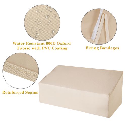 Waterproof Furniture Cover For 3 Seat Sofa, 218Lx111Wx101H cm