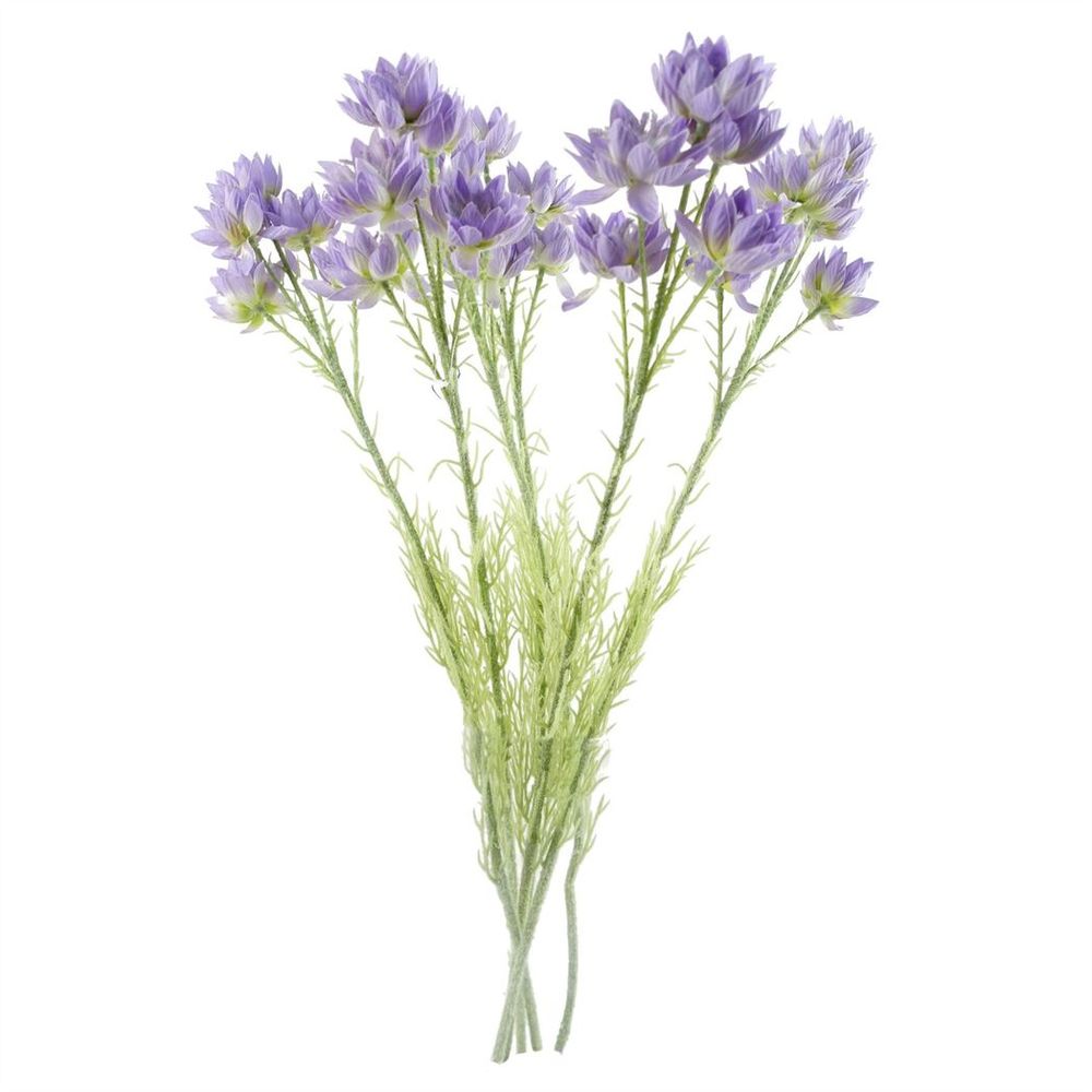 Pack of 6 x 60cm Purple Starflower Stems - 30 Flowers