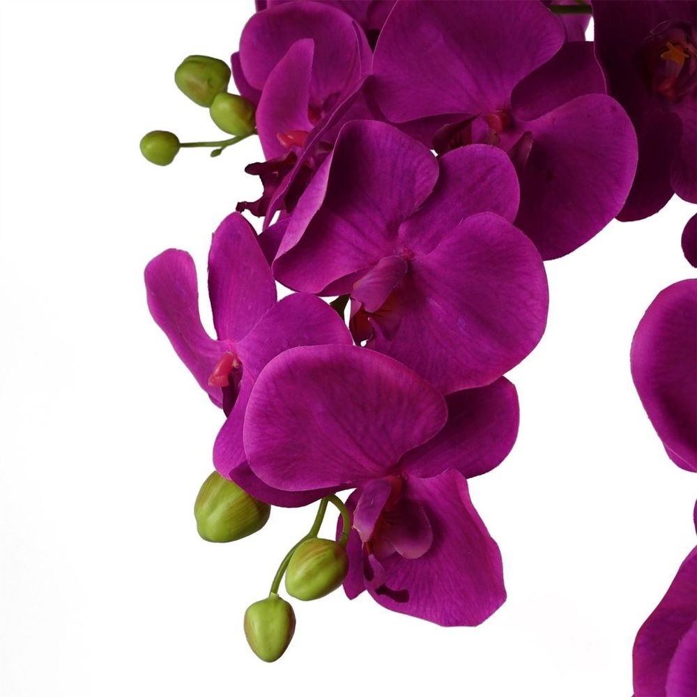 150cm Giant Purple Artificial Orchid Plant - 189 Real Touch Flowers