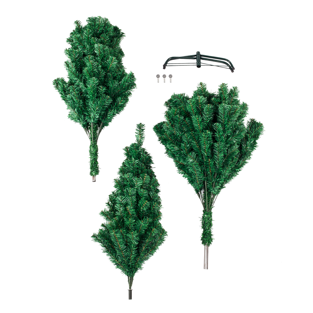 8FT Christmas Tree with 1138 Branches for Impressive Holiday Decor