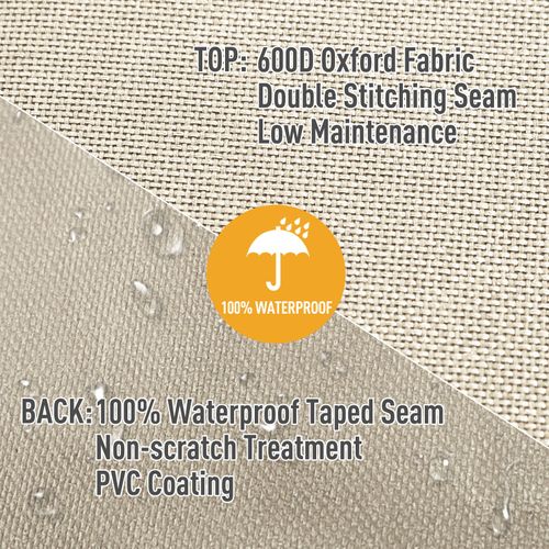 Waterproof Furniture Cover For 3 Seat Rattan Sofa