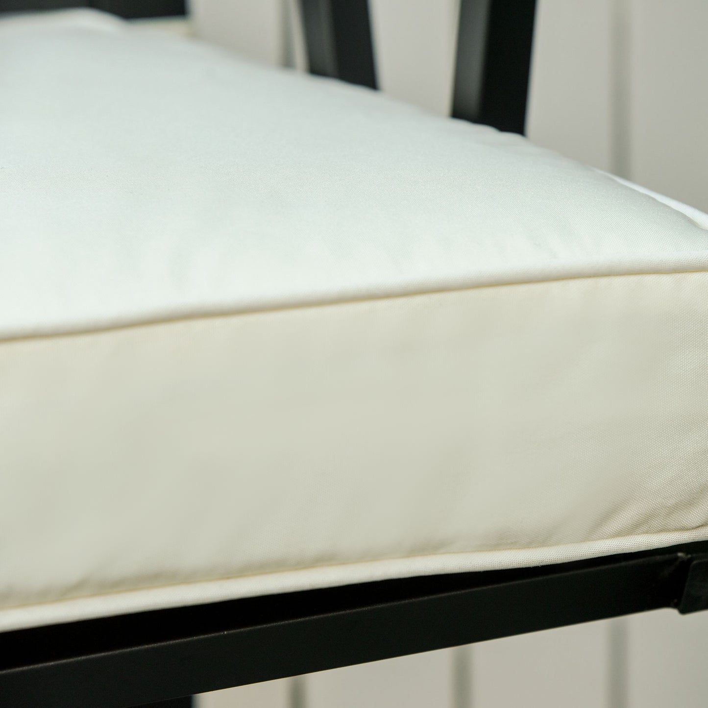 Cream White 2-Seater Bench Cushion - Ultimate Comfort & Durability