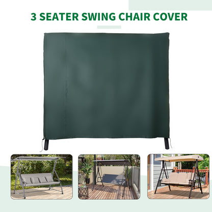 164cm Height Oxford Polyester Waterproof Swing Chair Cover Green