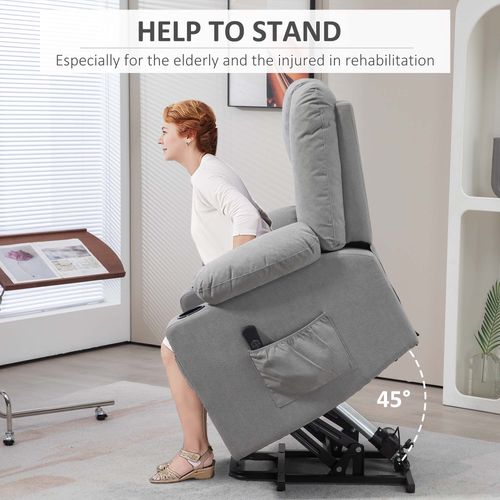 Riser Recliner Chair with Remote Control for Elderly Comfort and Support