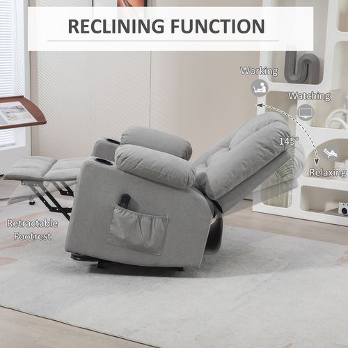 Riser Recliner Chair with Remote Control for Elderly Comfort and Support