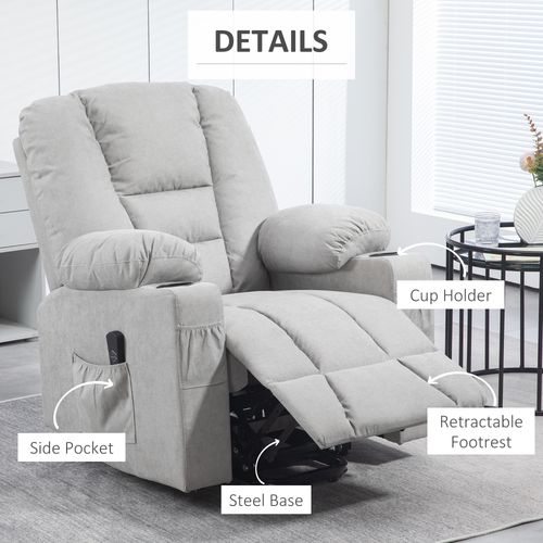 Riser Recliner Chair with Remote Control for Elderly Comfort and Support