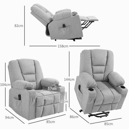 Riser Recliner Chair with Remote Control for Elderly Comfort and Support