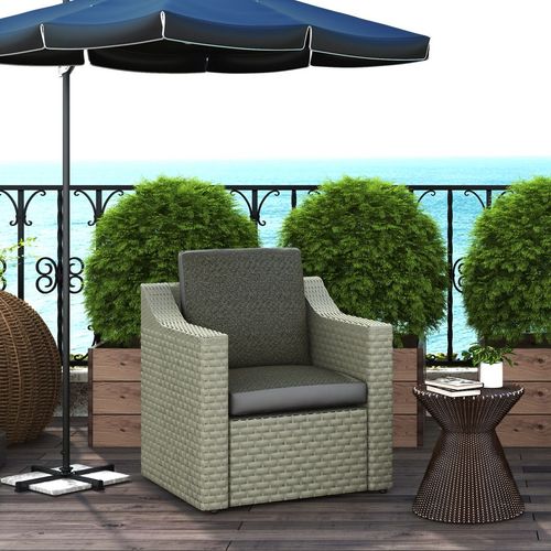 2-Pack Stylish Outdoor Cushions - Comfort & Elegance in Grey