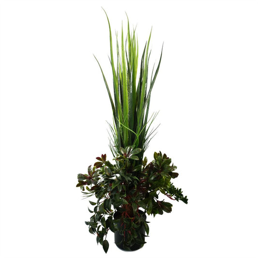 90cm UV-Proof Potted Grass Plant with Artificial Foliage Display