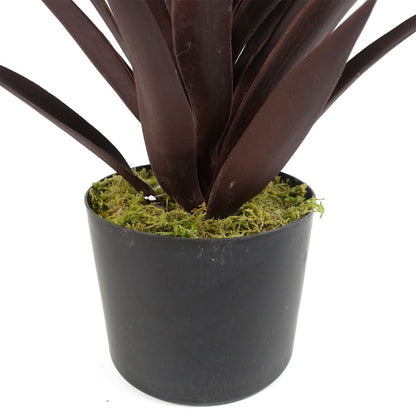 85cm Artificial Dark Red Yucca Plant