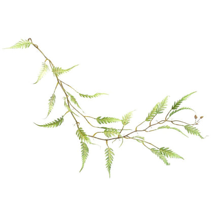 Set of 6 x 125cm Artificial Hanging Trailing Fern Plants