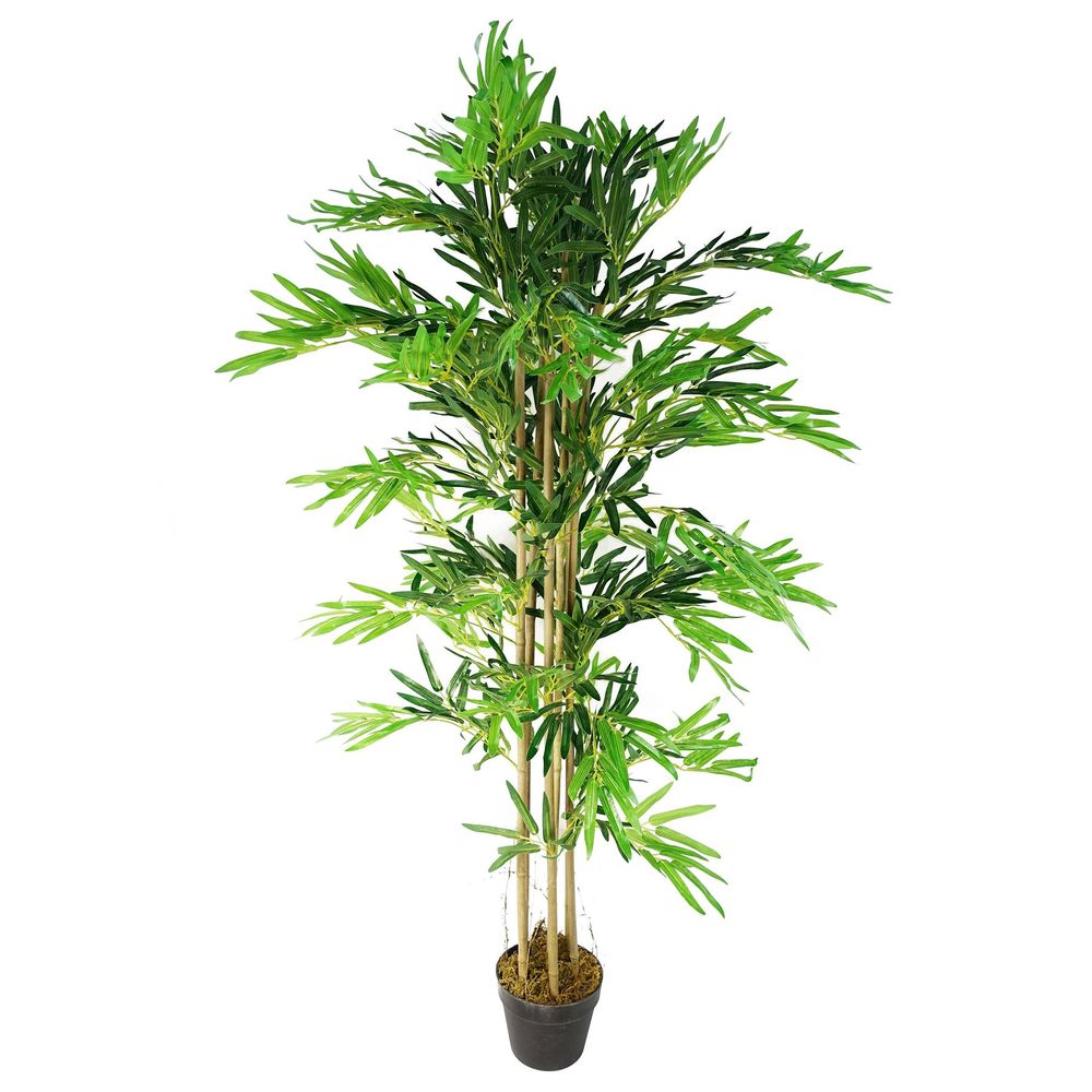 150cm Green Artificial Bamboo Trees - Ideal for Lively Home Decor