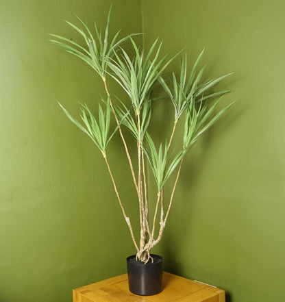 125cm Dragon Plant Dracaena Tree - Realistic Artificial for Home Decor