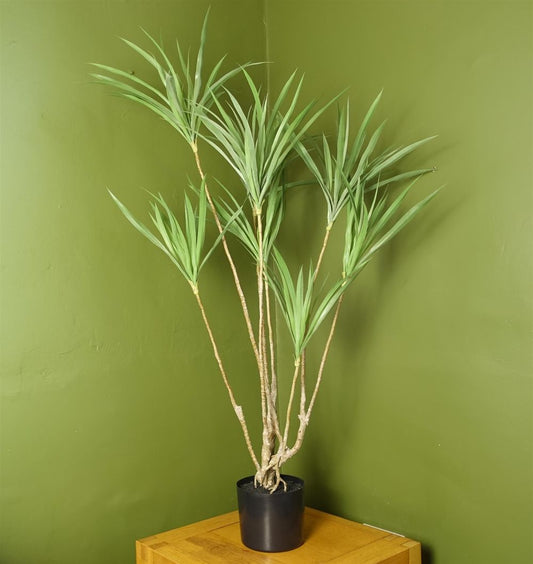 125cm Dragon Plant Dracaena Tree - Realistic Artificial for Home Decor