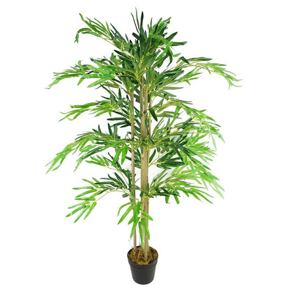 120cm Natural Green Artificial Bamboo Trees - Perfect for Indoor Decor