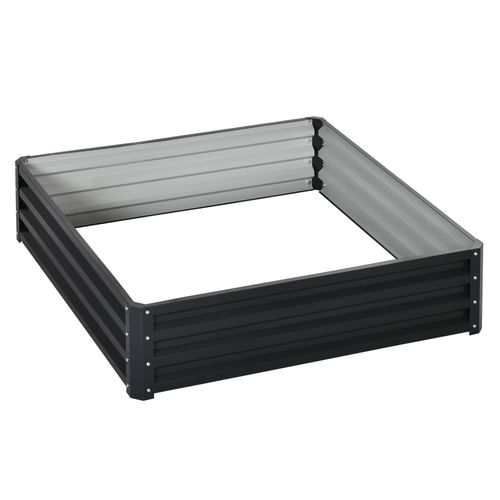 Modular Galvanized Steel Raised Garden Bed - Perfect for Flowers & Veggies!