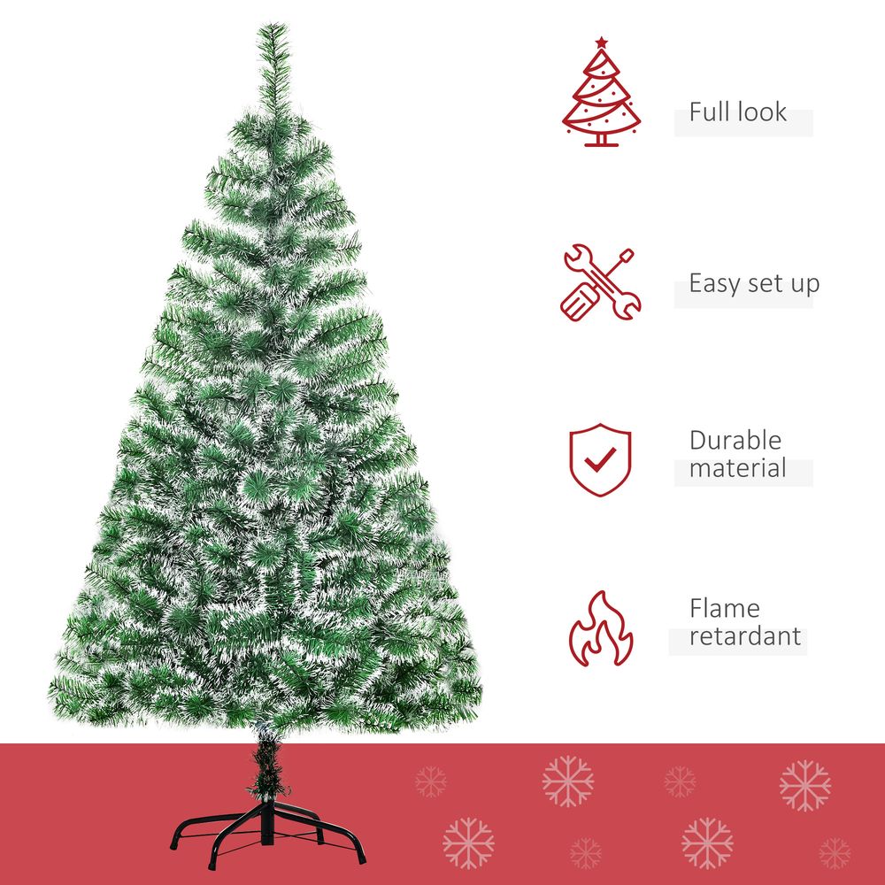 5ft Indoor Artificial Christmas Tree with 416 Tips - Metal Stand - Xmas Decor