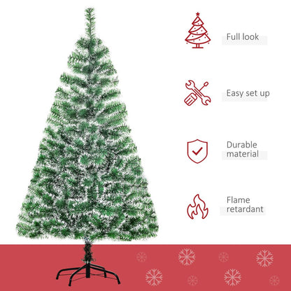5ft Indoor Artificial Christmas Tree with 416 Tips - Metal Stand - Xmas Decor