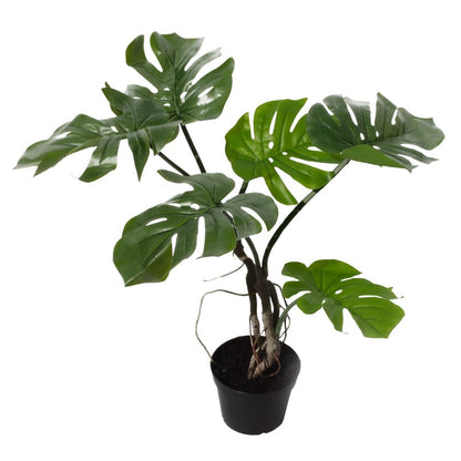 60cm Twisted Stem Vine Artificial Monstera Plant