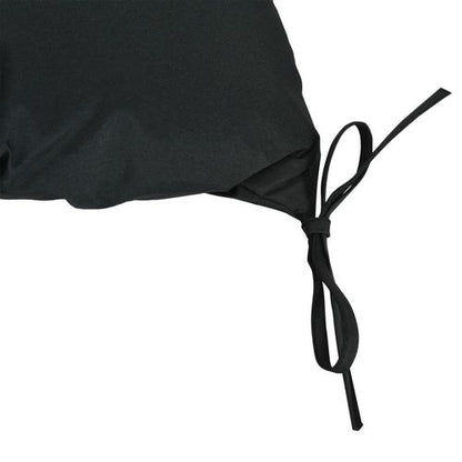 ComfortMax Outdoor 2-Seater Bench Cushion - Water-Resistant Black Pad