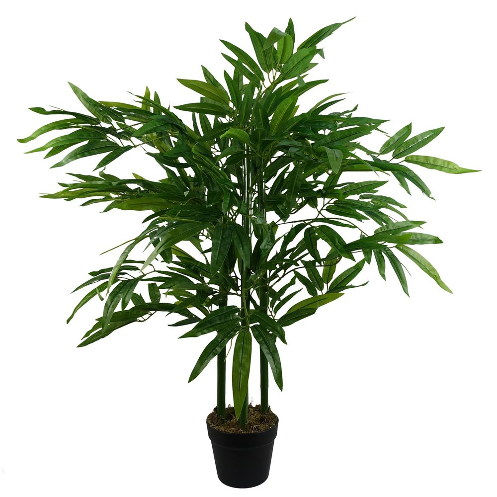 90cm Realistic Artificial Bamboo Plants / Trees in Green for Natural Decor