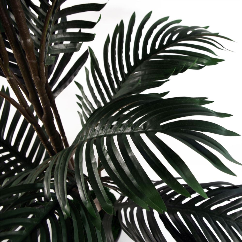 140cm Large Artificial Bushy Palm Tree, Lifelike Tropical Décor